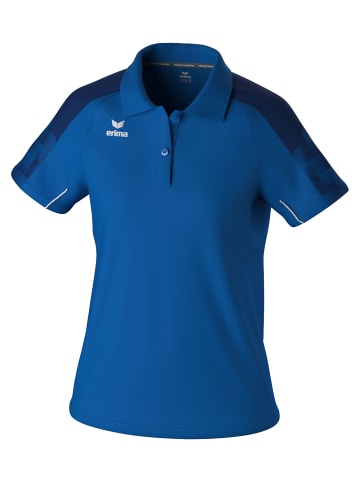 erima Damen Poloshirt in new royal/new navy