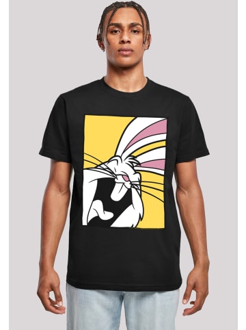 F4NT4STIC T-Shirt Looney Tunes Bugs Bunny Laughing in schwarz