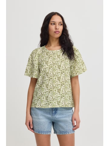 ICHI Kurzarm-Bluse IXHARPER Regular fit in Oasis Flower Print