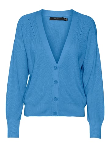 Vero Moda Strickjacke in Azure Blue
