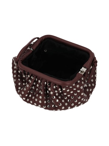 faina Women Clutch in Burgundy