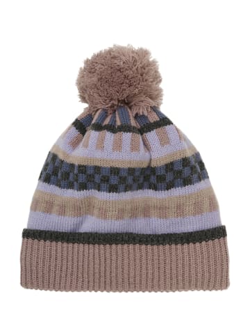 Color Kids BEANIEW. PATTERN in Lila