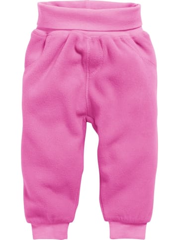Schnizler Kinder Pumphose "Pumphose Fleece uni mit Strickbund" in Pink