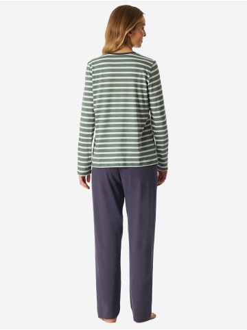 Schiesser Pyjama Casual Essentials in mineral