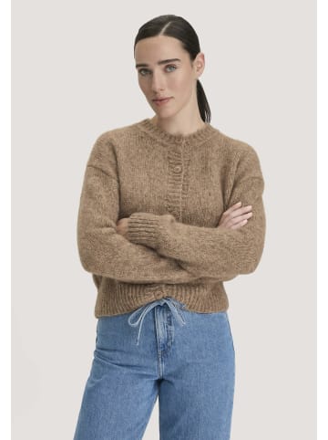 Hessnatur Hessnatur Strickjacke Relaxed aus Alpaka und Bio-Baumwolle in naturcamelbraun