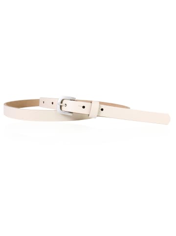 FRONHOFER schmaler Damengürtel in Creme