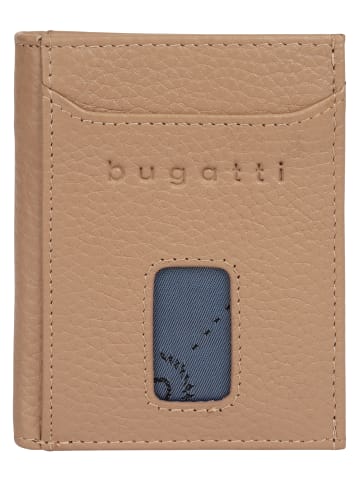Bugatti Geldbörse SECURE SLIM echt Leder in beige