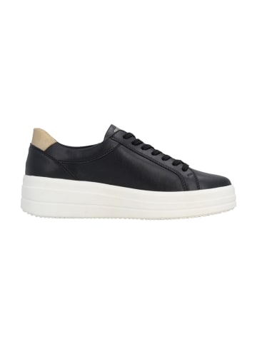 remonte Plateau Sneaker in Schwarz