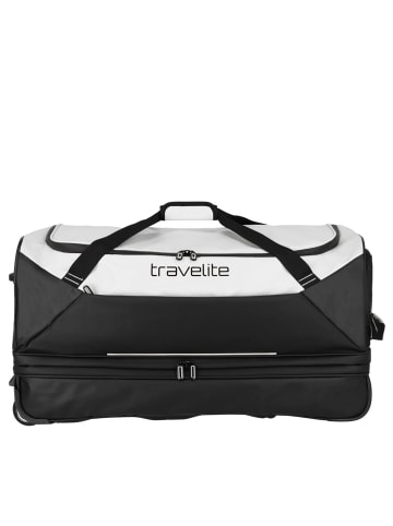 travelite Basics - Rollenreisetasche Plane 98/119L 70 cm erw. (black) in weiß