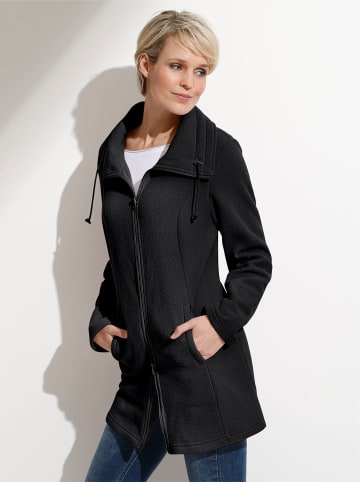 Sieh an! Fleecejacke in schwarz
