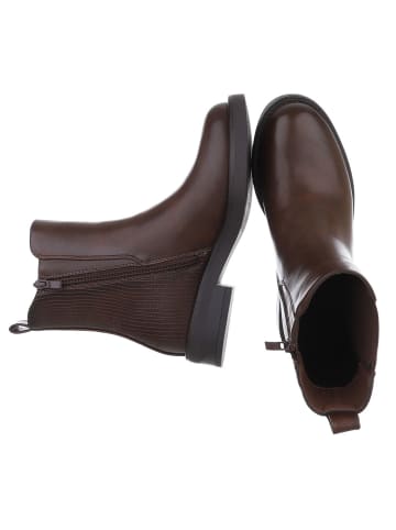 Ital-Design Stiefelette in Braun