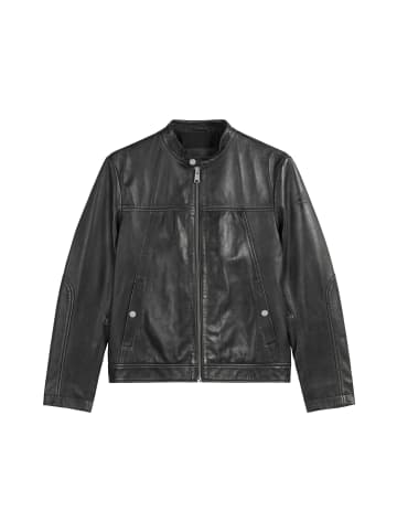 Marc O'Polo Lederjacke im Biker-Style regular in Schwarz