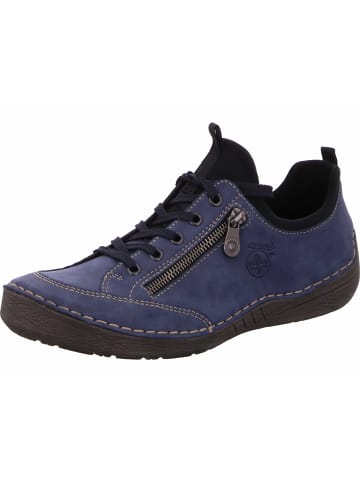 rieker Schnürhalbschuh in blau
