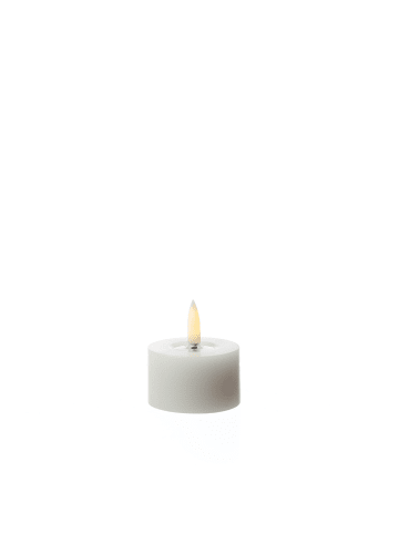 Uyuni 3er Set LED Mini Kerzen Thea Uyuni Timer bis 400 Std D: 5cm in weiß