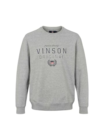 VINSON Pullover Randy in Grey Melange
