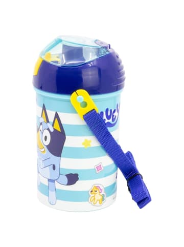 Bluey Wasserflasche 450ml Pop-Up Canteen mit Druckknopfverschluss