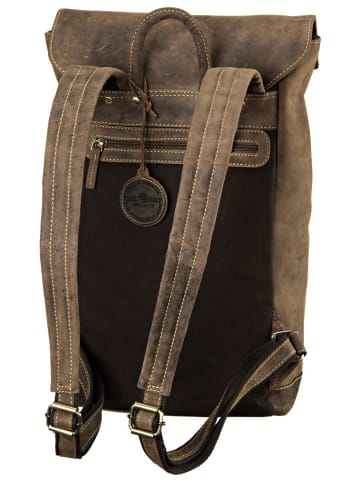 Greenburry Rucksack Vintage Retro in Sattelbraun