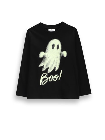 Coccodrillo Langarmshirt Halloween in schwarz