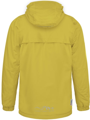 Normani Outdoor Sports Kinder Regenjacke mit Fleecefutter in Gelb