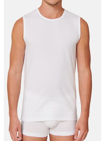 Schiesser Unterhemd / Tanktop 95/5 Cotton in Weiß
