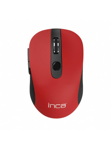 Inca INCA Maus IWM-233RG 1600 DPI,Wirless,6 Tasten 2,4GHz Ergonomisches in Rot