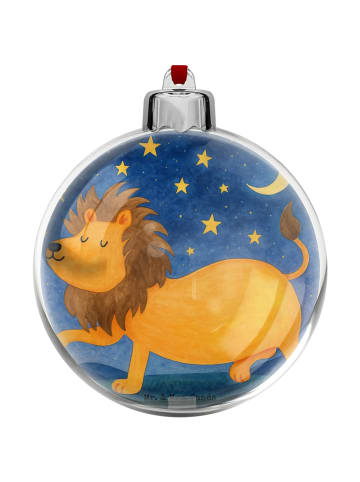 Mr. & Mrs. Panda weihnachtsbaumkugel Sternzeichen Löwe Design oh... in Weiß