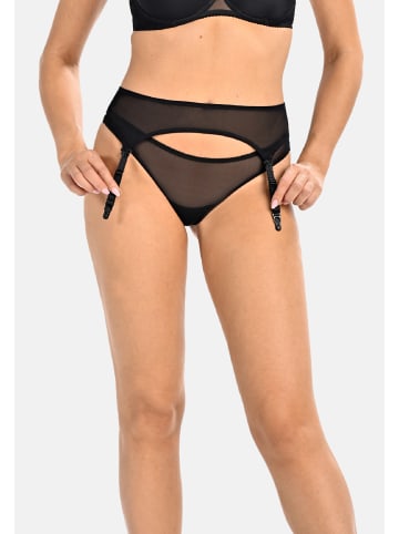 Teyli Klassischer Strumpfgürtel aus Mesh Ella in schwarz
