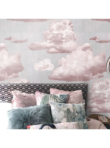 WALLPAPERS4BEGINNERS Tapete Wolken in Rosa - (W) 200 × (L) 280 cm