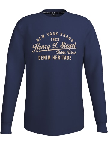 H.I.S. Rundhalsshirt in marine