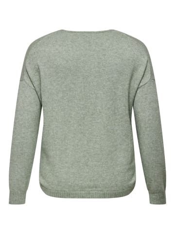 ONLY Carmakoma Strickpullover in Basil