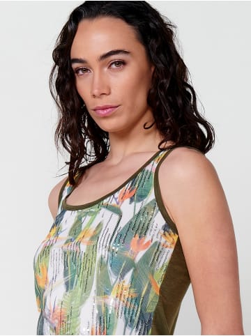 KOROSHI SpaghettitrÃ¤ger-top. in khaki