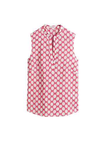Marc O'Polo Ärmellose Print-Bluse flared in multi/ blushed pink