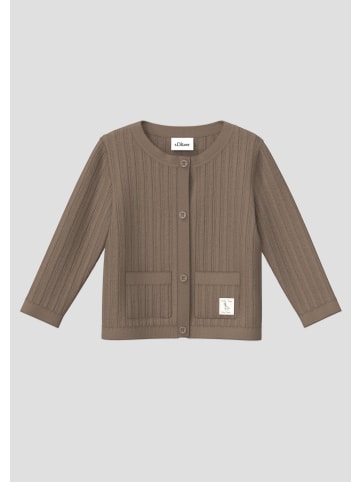 s.Oliver Strickjacke langarm in Braun