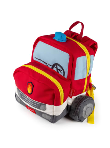 Sigikid Rucksack Fahrzeuge in rot