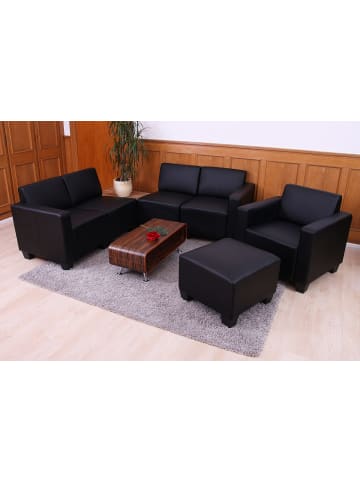 MCW Modular Sofa-System Moncalieri 3-1-1-1, Schwarz