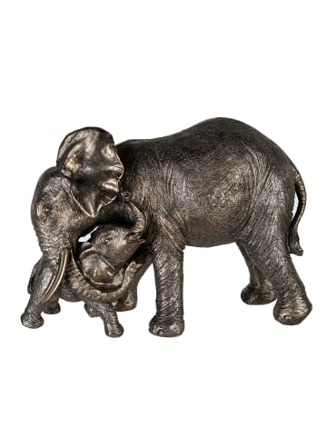 GILDE Elefant "Zambezi" in Gold - H. 21 cm - B. 29 cm