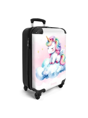 NoBoringSuitCases Suitcase, Handgepäck, Koffer, Reisekoffer Einhorn Wolke