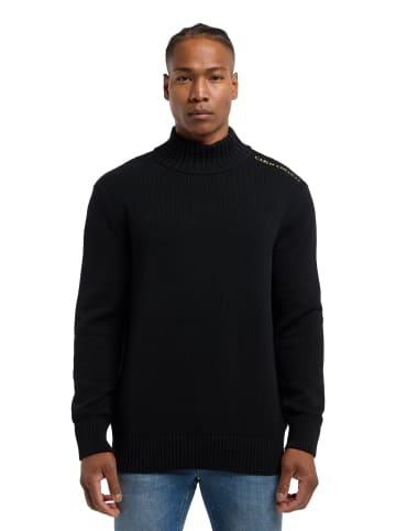 Carlo Colucci Strickpullover Divenuto in Schwarz