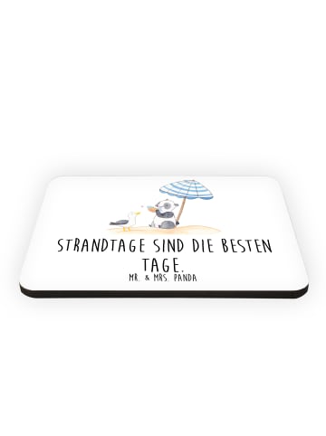 Mr. & Mrs. Panda magnet Sommer Strandtage mit Spruch in Weiß