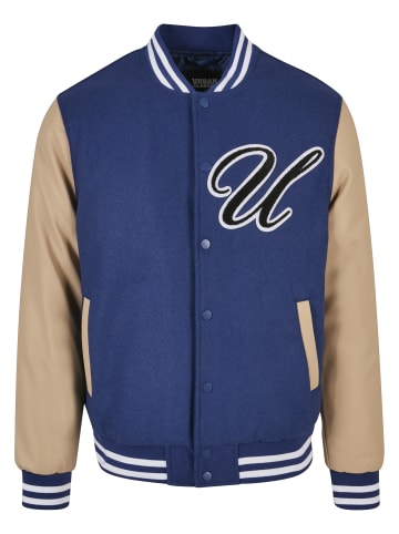 Urban Classics Urban Classics Herren Big U College Jacket in spaceblue