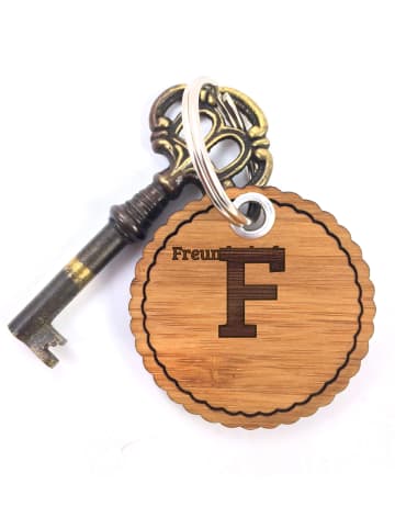 Mr. & Mrs. Panda Taschenanhänger Freundschaft mit Spruch in Braun