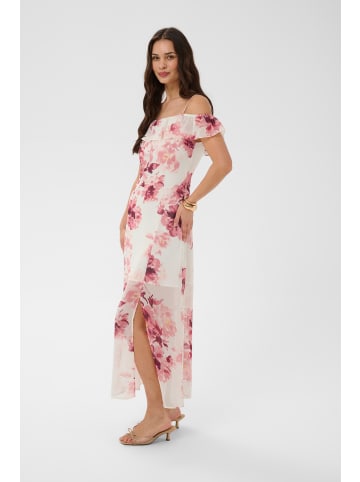 Kaffe Kleid KAlorinda Tight fit in Large Pink Flower Print