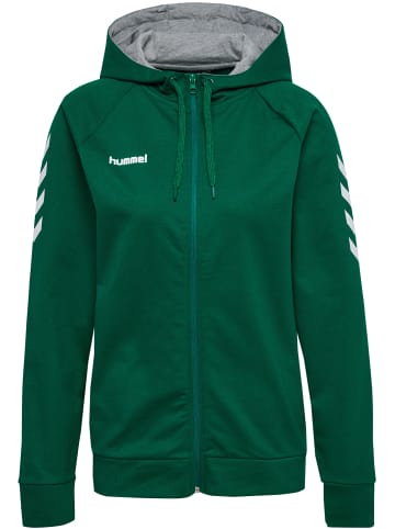 Hummel Hummel Cotton Kapuzenpullover Hmlgo Multisport Damen in EVERGREEN