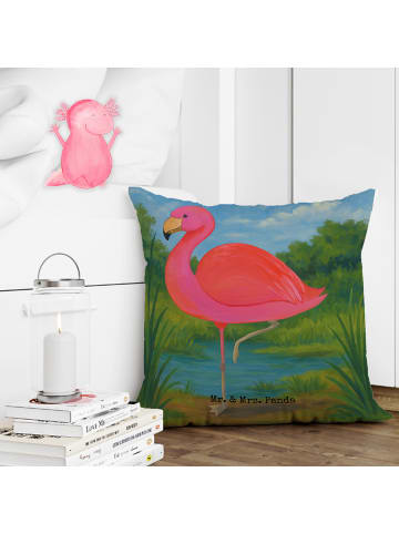 Mr. & Mrs. Panda kuschelkissen 40x40 Flamingo Classic Design ohn... in Weiß