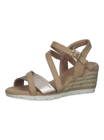 Tom Tailor Sandalen in Sand