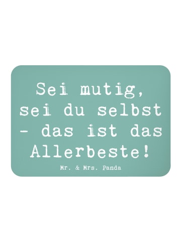 Mr. & Mrs. Panda Magnet Spruch Mutig zu sich selbst stehen mit S... in Meeresbrise