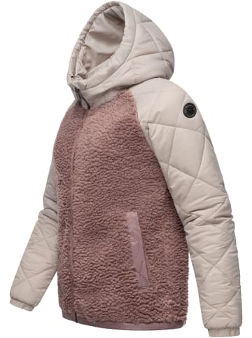 ragwear Outdoorjacke Leeloo in Mauve Blocked