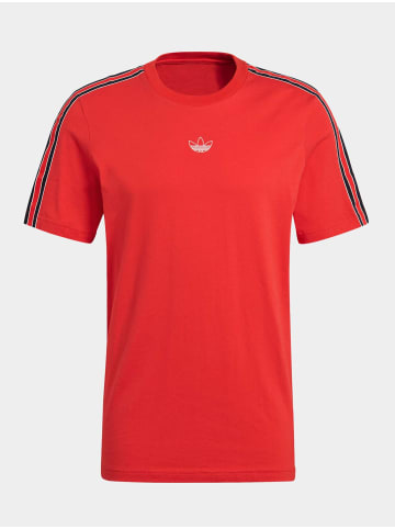 adidas adidas Herren adidas 3 Stripe T-Shirt in vivid red