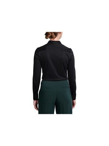Eterna Langarmbluse für Damen in schwarz in schwarz