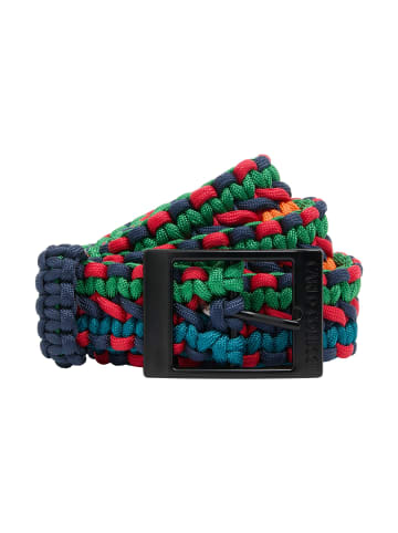 Carlo Colucci Flechtgürtel De Jorio in Navy / Mehrfarbig
